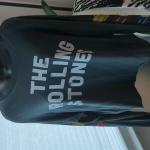 🍋✨ daydreamer la rolling Stones long sleeve crop tee size s